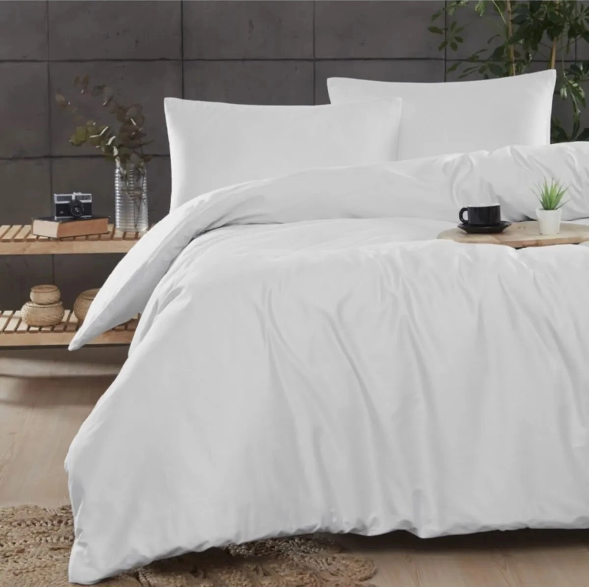 57 Tel Pamuk Ranforce Otel Çarşafı 